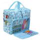 CD-059 Classic Design - Сумка-органайзер блакитна із бджолами, 25х14х22 см
