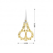 CD-137з Ножиці для рукоділля, 13 см (золото). Classic Design