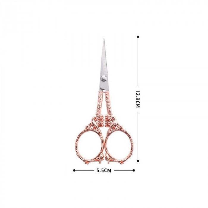 CD-145чз Ножиці для рукоділля, 12,8 см (червоне золото). Classic Design
