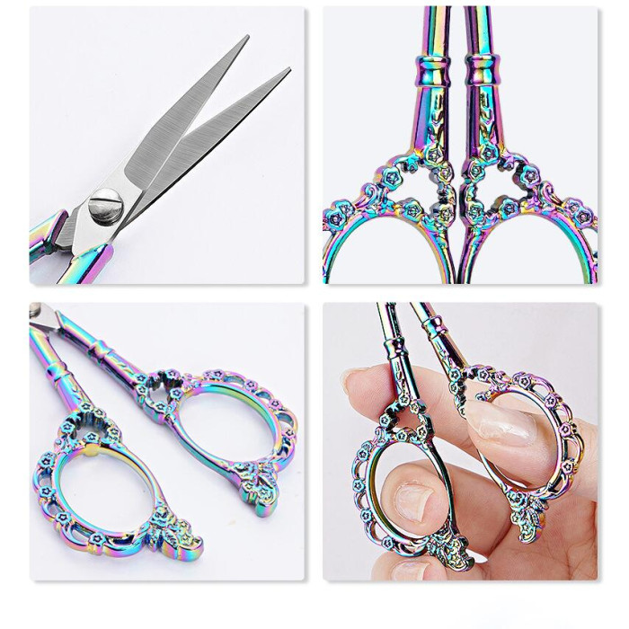 CD-153рд Classic Design Ножиці для вишивки - 12 см (райдужні)