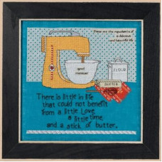 CG301711 Mill Hill Набір для вишивки нитками + бісером - Ложечка масла Stick of Butter 18x18 см, рівномірка