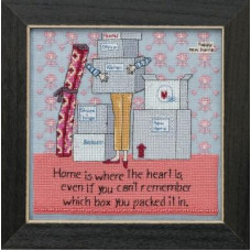 CG301811 Mill Hill Набір для вишивки нитками + бісером - Там, де серце Where the Heart Is 18x18 см, рівномірка