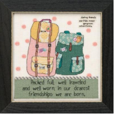 CG301812 Mill Hill Набір для вишивки нитками + бісером - Повністю упаковано Packed Full 18x18 см, рівномірка