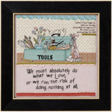 CG302314 Mill Hill Набір для вишивки нитками + бісером - Абсолютно Absolutely 18x18 см, рівномірка