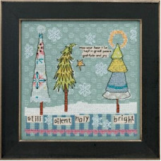 CG303203 Mill Hill Набір для вишивки нитками + бісером - Спокійний, Тихий, Святий, Яскравий Still, Silent, Holy, Bright 18x18 см, рівномірка