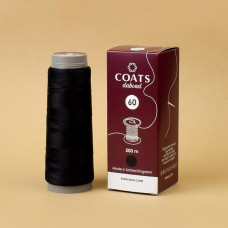Dabond 60 U9500/500 m Нитка для бісеру Coats Dabond 60, 500 м, чорний, бобина