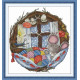 DB096JS Joy Sunday Набір для вишивки друкованим хрестиком - Мишеня та солодкі сни 28x30 см, Aida 14 (схема на канві)
