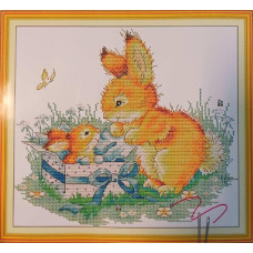 DB150JS Joy Sunday Набір для вишивки друкованим хрестиком - Чудовий подарунок 29x32 см, Aida14