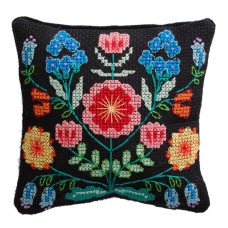 DCX007 Anchor Набір для вишивки рахунковим хрестиком - Подушка для голок Folk Pin Cushion 19x28 см, Aida 14