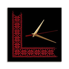 DG-2 Кольорова Набір для вишивки бісером - Годинник 23x23 см (акрил, квадрат)