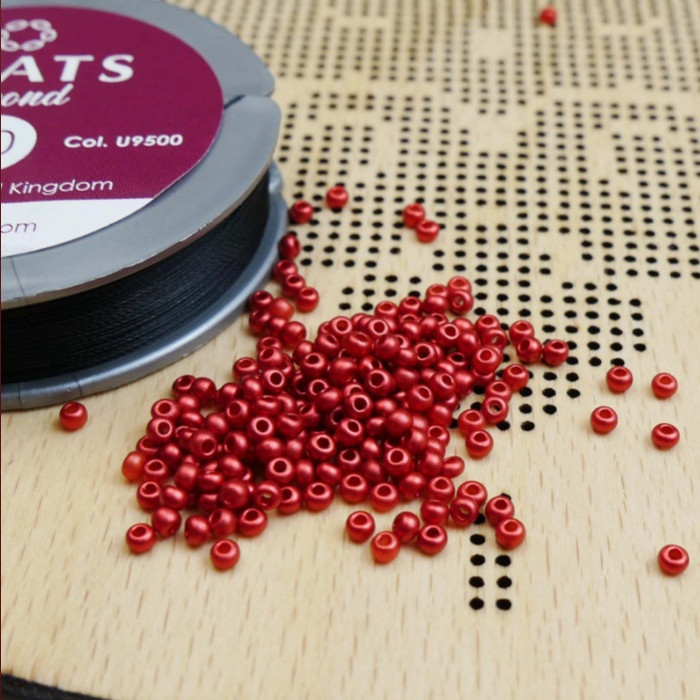 DG-3 Кольорова Набір для вишивки бісером - Годинник 27 см (дерево, круг)