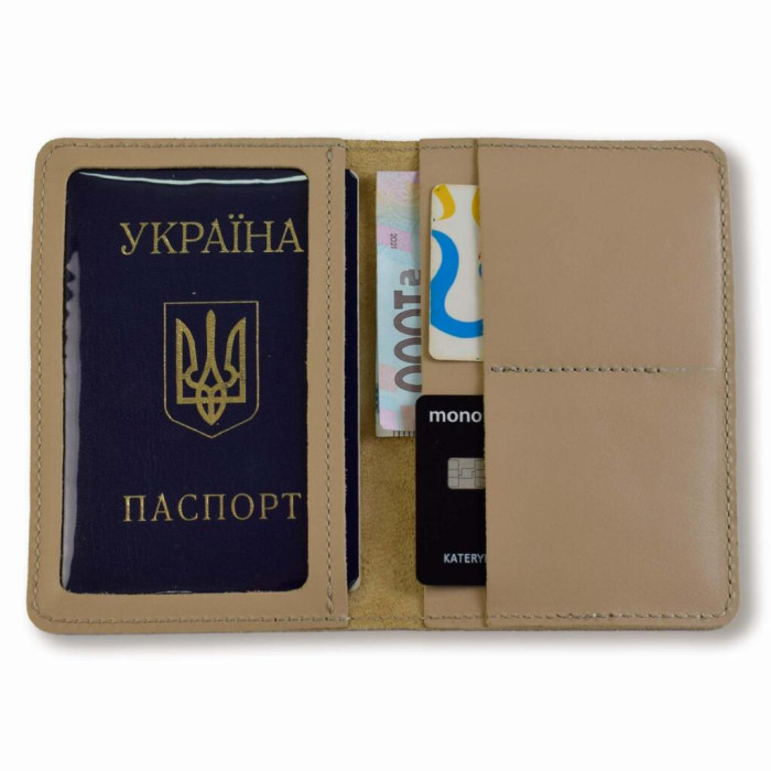 DKHB11 Babylon Докхолдер базовий 10x14,5 см бежевий, шкіра