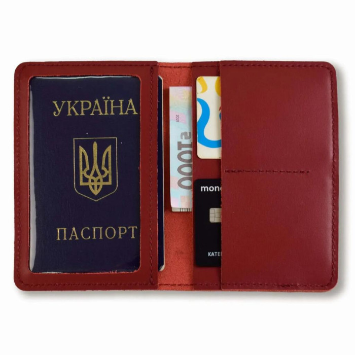 DKHB2 Babylon Докхолдер базовий 10x14,5 см червоний, шкіра