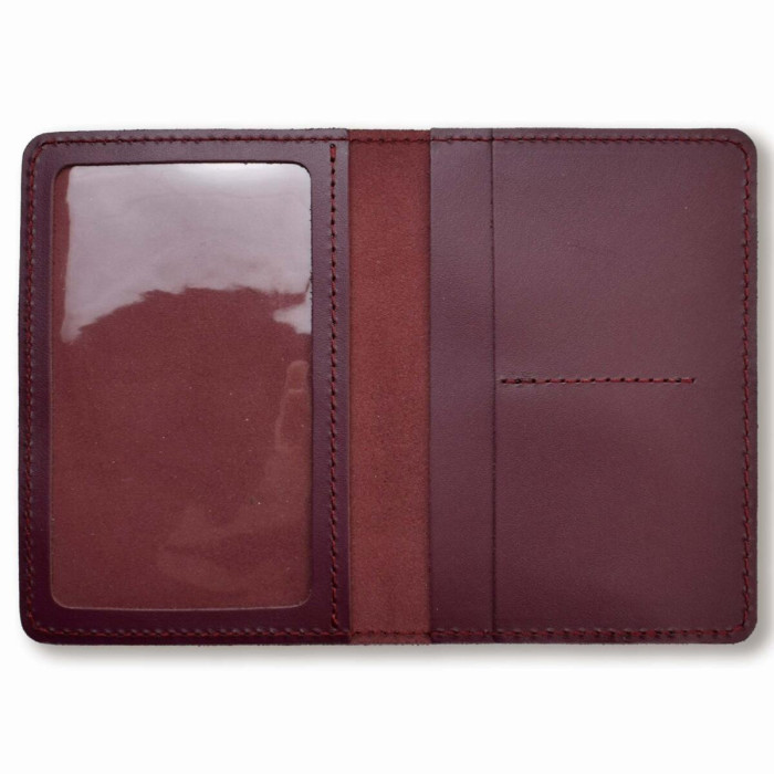 DKHB6 Babylon Докхолдер базовий 10x14,5 см бордовий, шкіра