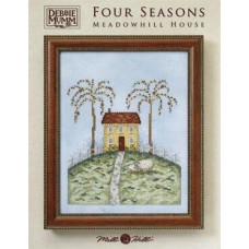 DMP001 Debbie Mumm Mill Hill Схема для вишивки рахунковим хрестиком - Будинок на луговому пагорбі Meadowhill House 18x21 см, папір