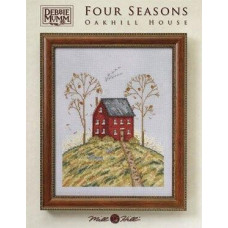 DMP003 Debbie Mumm Mill Hill Схема для вишивки рахунковим хрестиком - Будинок на дубовому пагорбі Oakhill House 18x21 см, папір