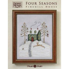 DMP004 Debbie Mumm Mill Hill Схема для вишивки рахунковим хрестиком - Будинок на сосновому пагорбі Pinehill House 18x21 см, папір