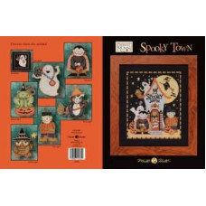 DMP006 Debbie Mumm Mill Hill Схема для вишивки рахунковим хрестиком - Моторошне місто Spooky Town 25x32 см, папір