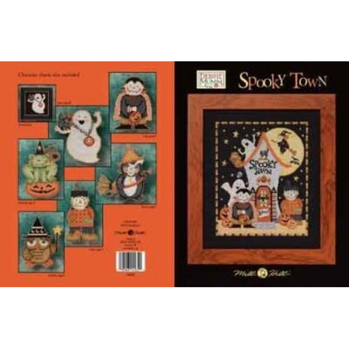 DMP006 Debbie Mumm Mill Hill Схема для вишивки рахунковим хрестиком - Моторошне місто Spooky Town 25x32 см, папір
