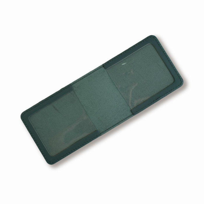 DSNS10BB Babylon Обкладинка для посвідчення ДСНС 11x8,5 см зелена, червоне тиснення, шкіра