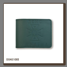 DSNS10EE Babylon Обкладинка для посвідчення ДСНС 11x8,5 см зелена, чисте тиснення, шкіра