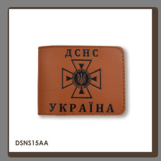 DSNS15AA Babylon Обкладинка для посвідчення ДСНС 11x8,5 см теракотова, чорне тиснення, шкіра