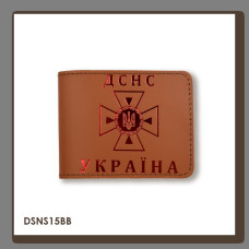 DSNS15BB Babylon Обкладинка для посвідчення ДСНС 11x8,5 см теракотова, червоне тиснення, шкіра