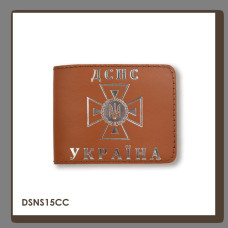 DSNS15CC Babylon Обкладинка для посвідчення ДСНС 11x8,5 см теракотова, срібне тиснення, шкіра