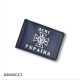 DSNS5CC1 Babylon Обкладинка для посвідчення ДСНС з місцем під жетон 7,5x11 см, шкіра (синя,срібне тиснення)