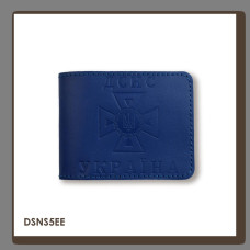 DSNS5EE Babylon Обкладинка для посвідчення ДСНС 11x8,5 см синя, чисте тиснення, шкіра
