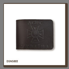 DSNS8EE Babylon Обкладинка для посвідчення ДСНС 11x8,5 см темно-коричнева, чисте тиснення, шкіра