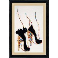 2798 Design Works Набір для вишивки рахунковим хрестиком - Quilted Heels 20,32x33,02 см, Aida14
