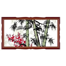 F003-1JS Joy Sunday Набір для вишивки друкованим хрестиком - Сосна, бамбук та слива 1 81х45 см, Aida 14 ct (схема на канві) F003-1JS Joy Sunday Набір для вишивки друкованим хрестиком - Сосна, бамбук та слива 1 81х45 см, Aida 14 ct (схема на канві)