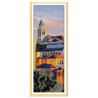 F209JS Альгамбра, 16x38 см. Joy Sunday. Набір для вишивки хрестиком на канві з нанесеним малюнком