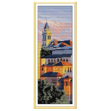 F209JS Альгамбра, 16x38 см. Joy Sunday. Набір для вишивки хрестиком на канві з нанесеним малюнком