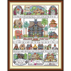 FA618JS Joy Sunday Набір для вишивки друкованим хрестиком - Благослови мою родину 38x49 см, Aida 14 ct (схема на канві) FA618JS Joy Sunday Набір для вишивки друкованим хрестиком - Благослови мою родину 38x49 см, Aida 14 ct (схема на канві)