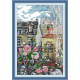 FA648JS Joy Sunday Набір для вишивки друкованим хрестиком - Паризький ранок 29х41 см, Aida 14 ct (схема на канві)