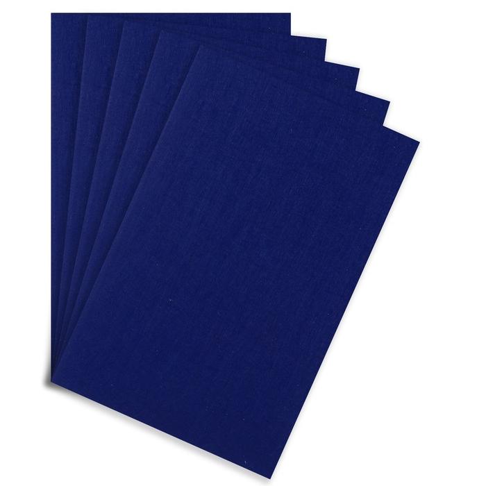 Фетр листовий жорсткий, колір синій, 3 мм, 20*30 см