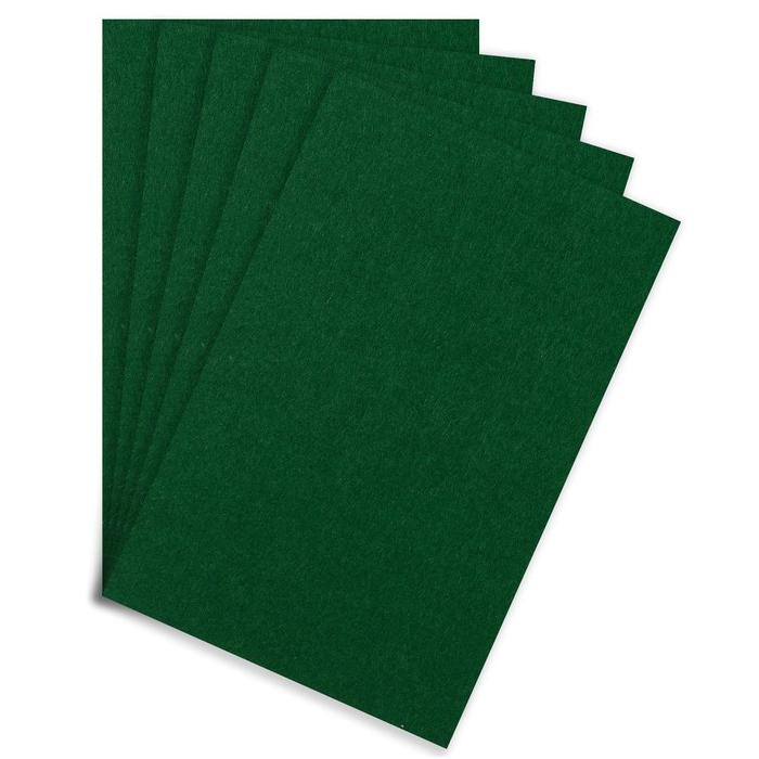 Фетр листовий жорсткий, колір зелений, 3 мм, 20*30 см