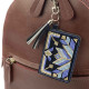 FLBB-177 Wonderland Crafts Набір для вишивки бісером на екошкірі - Шарм для сумки Гаманець синій 9x6 см