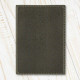 FLBE(BB)-029 Обкладинка на паспорт, 13,5х19,5 см (хакі). Wonderland Crafts. Заготовка для вишивання бісером або нитками на штучній шкірі