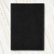FLBE(BB)-030 Обкладинка на паспорт, 13,5х19,5 см (чорний). Wonderland Crafts. Заготовка для вишивання бісером або нитками на штучній шкірі