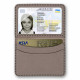 FLBE(BB)-033 Обкладинка на ID паспорт, 9,5х7 см (лате). Wonderland Crafts. Заготовка для вишивання бісером або нитками на штучній шкірі