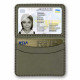 FLBE(BB)-035 Обкладинка на ID паспорт, 9,5х7 см (хакі). Wonderland Crafts. Заготовка для вишивання бісером або нитками на штучній шкірі