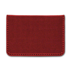 FLBE(BB)-062 Wonderland Crafts Заготовка для вишивки - Обкладинка на ID паспорт 7х9,5 см (червоний, штучна шкіра)