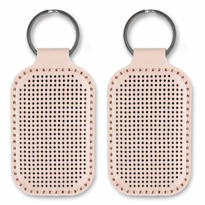 FLBE(BB)-069 Wonderland Crafts Заготовка для вишивки - Брелок 4x9 см (рожевий, штучна шкіра)