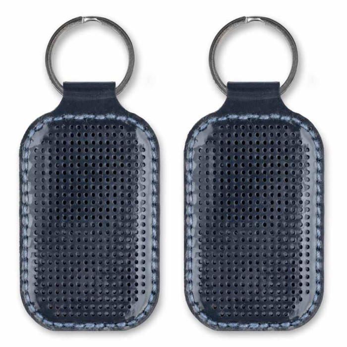 FLBE(BB)-071 Wonderland Crafts Заготовка для вишивки - Брелок 4x9 см (синій, штучна шкіра)