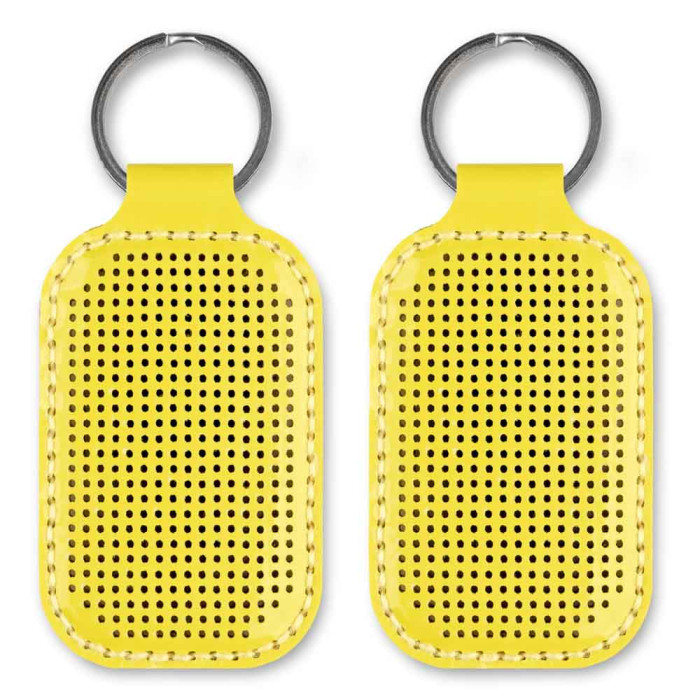 FLBE(BB)-074 Wonderland Crafts Заготовка для вишивки - Брелок 4x9 см (жовтий, штучна шкіра)