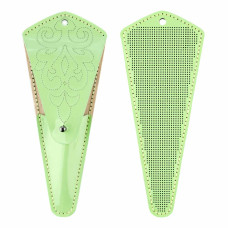 FLBE(BB)-080 Wonderland Crafts Заготовка для вишивки - Чохол для ножиць 6,5x15,5 см (світло-зелений, штучна шкіра)