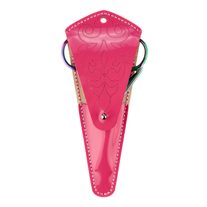 FLBE(BB)-083 Wonderland Crafts Заготовка для вишивки - Чохол для ножиць 6,5x15,5 см (фуксія, штучна шкіра)